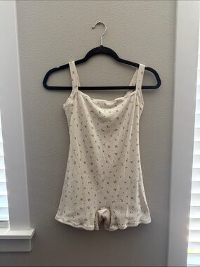 SKIMS Floral Cotton Sleep Romper